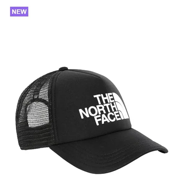 Cotton Logo Trucker Hat with Adjustable Snapback Closure